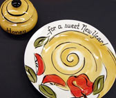 Apple & Honey set - "Honey Swirl"Rosh Hashanah The Jewish New Year