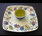 All-in-one holiday appetizer server.