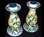"Next Year in Jerusalem" Candelsticks