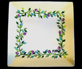 "Next Year in Jerusalem" Matzoh plate