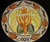 Seder Plate (and Tzedakah Box)