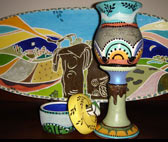 Challah platter, Kiddush Cup and Salt Box